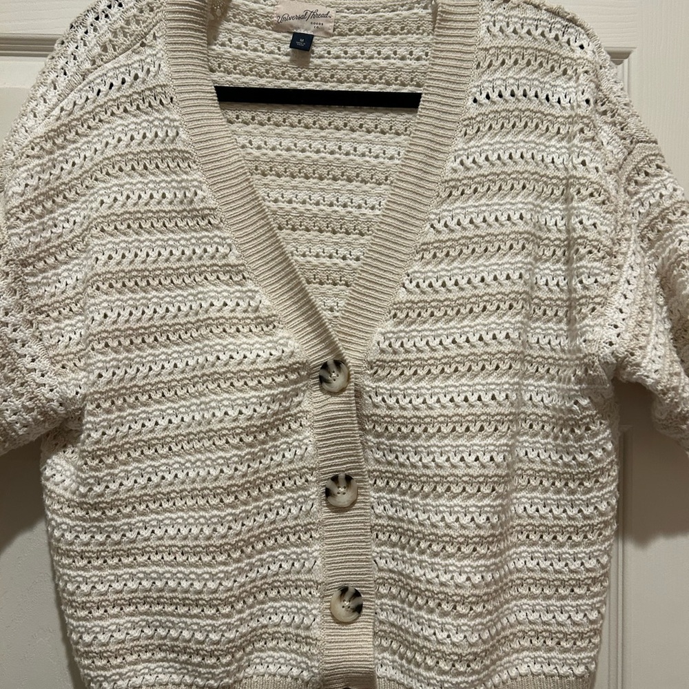 Universal Thread Cream Knit Cardigan